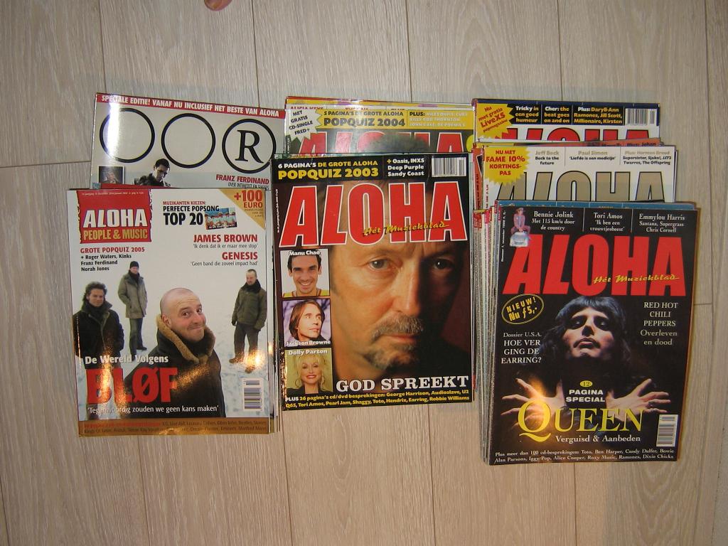 Aloha 1999-2005, Ophalen, Gelezen, Muziek, Film of Tv