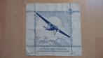 1933 KLM Pelikaan vlucht doek zakdoek Batavia Amsterdam, Verzamelen, Ophalen, Zo goed als nieuw, Overige typen