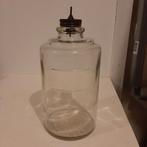 Vintage Glazen kerosine druppelfles, Ophalen of Verzenden