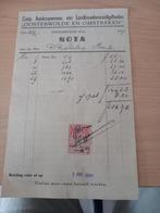 oude nota, Ophalen of Verzenden, Gebruikt