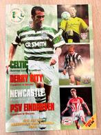 Programmaboekje PSV, Celtic, Newcastle Utd en Derry, Boek of Tijdschrift, PSV, Ophalen of Verzenden, Zo goed als nieuw