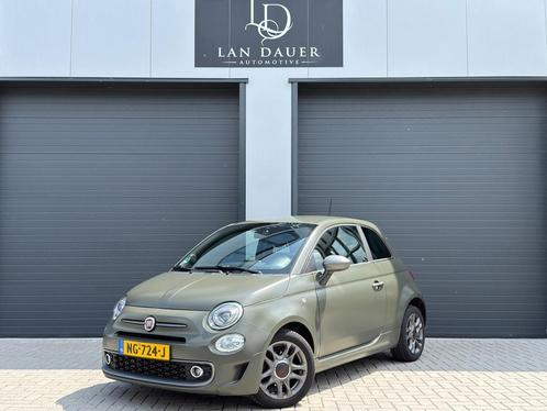 Fiat 500 0.9 TwinAir Turbo Sport / 2017 / APK / Mat Groen, Auto's, Fiat, Bedrijf, Te koop, ABS, Airbags, Airconditioning, Centrale vergrendeling