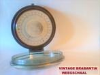 retro vintage mid century Brabantia keuken wand weegschaal, Ophalen of Verzenden, Gebruikt