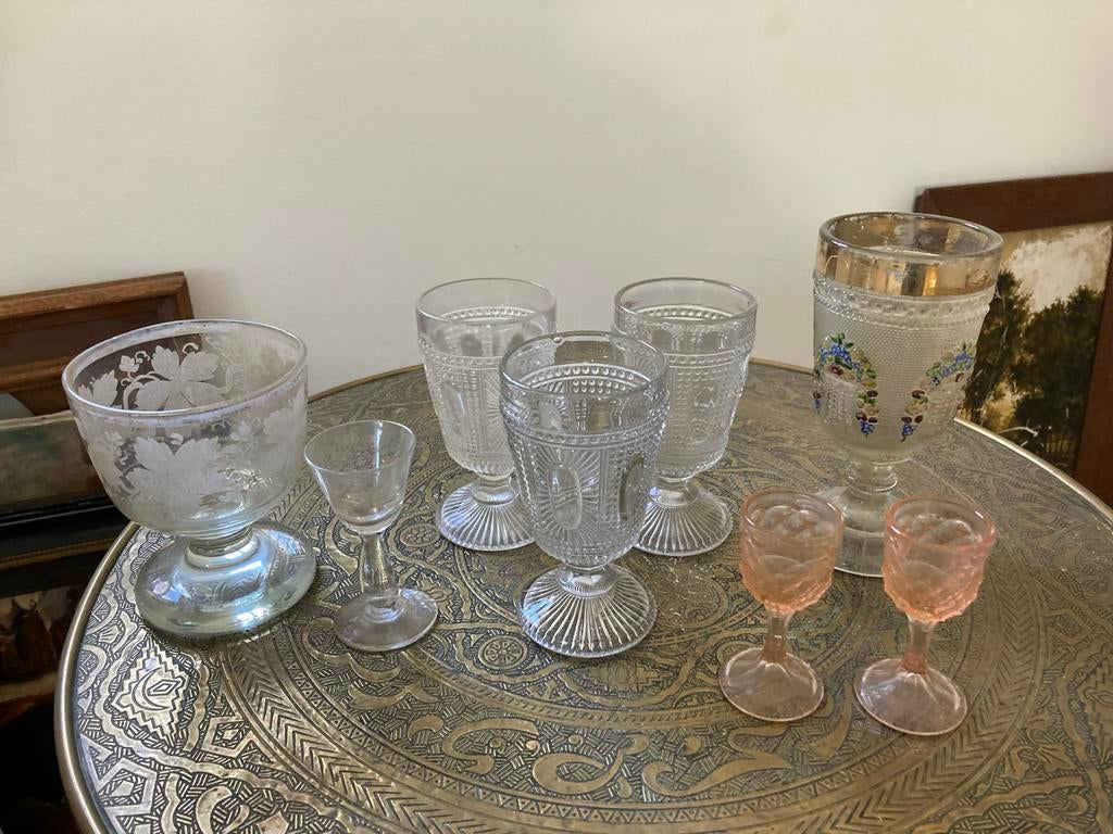 Antiek Glaswerk Collectie, Antiek en Kunst, Antiek | Glas en Kristal, Ophalen of Verzenden