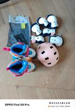 k3 rolschaatsen met helm en beschermers, Kinderen en Baby's, Ophalen of Verzenden, Verstelbaar, Gebruikt