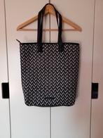 Leuke donkerpaarse Esprit tas met hondjes erop., Ophalen of Verzenden, Gebruikt, Wit, Handtas