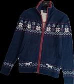 Donkerblauw Noorse trui vest - Maat M, Kleding | Dames, Truien en Vesten, Maat 38/40 (M), Blauw, Ophalen of Verzenden, Onbekend