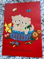 2 Speciale poezen kaarten, Ophalen of Verzenden, Hond of Kat