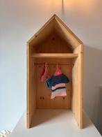 Houten kastje met roede voor poppen kleding, Ophalen, Gebruikt, Toebehoren