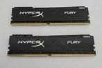 HyperX Fury (zwart) 2x8Gb 3200Mt/s (HX432C16FB3K2/16), Gebruikt, Verzenden, DDR4, Desktop