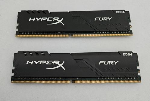 HyperX Fury (zwart) 2x8Gb 3200Mt/s (HX432C16FB3K2/16), Computers en Software, RAM geheugen, Gebruikt, Desktop, 16 GB, DDR4, Verzenden