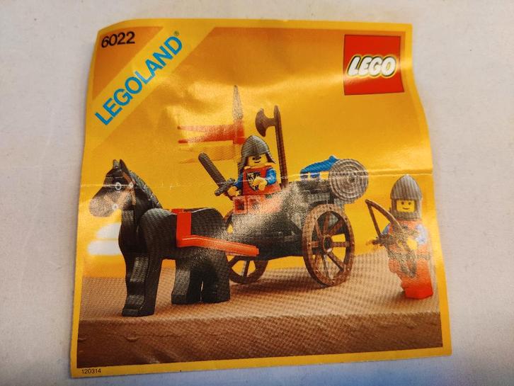 6022 Horse cart - Lego ridder set, Kinderen en Baby's, Speelgoed | Duplo en Lego, Gebruikt, Lego, Complete set, Ophalen of Verzenden