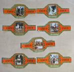 192) ORIGINELE SIGARENBANDJES DE EFTELING KAATSHEUVEL, Ophalen of Verzenden, Zo goed als nieuw, Overige typen