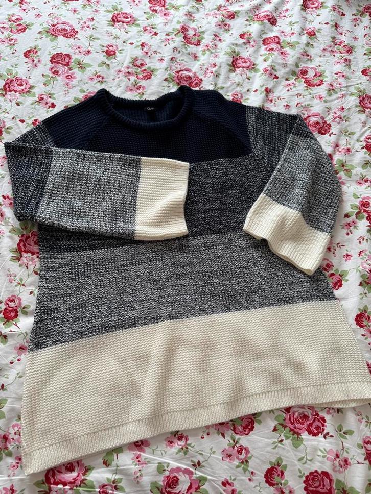 Gebreide trui voor dames, XL - OVS Italia,zacht and comfort, Kleding | Dames, Grote Maten, Zo goed als nieuw, Trui of Vest, Blauw