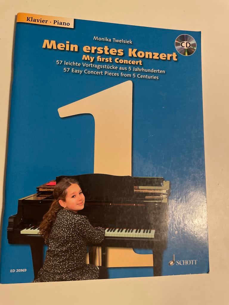 Mijn Eerste Concert - Klavier / Piano Muziekboek, Verzenden, Klassiek, Nieuw, Artiest of Componist