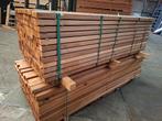 Hardhout palen balken onderleggers 245 cm bezorgen mogelijk, Tuin en Terras, Palen, Balken en Planken, Ophalen, Nieuw, Hardhout