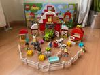 Duplo, schuur, tractor & boerderijdieren verzorgen set 10952, Ophalen of Verzenden, Zo goed als nieuw, Complete set, Duplo