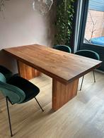 Mooie massieve eettafel, Huis en Inrichting, Tafels | Eettafels, Ophalen, Gebruikt, Teakhout, 50 tot 100 cm