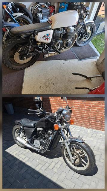 Honda cb 750 Caferacer en vf 750 custom  beschikbaar voor biedingen