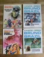4 stripboeken uit de reeks van Bruno Brazil, Meerdere stripboeken, Ophalen of Verzenden, Gelezen