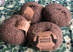 4 bollen Drops Alpaca Bouclé. + restje., Hobby en Vrije tijd, Breien en Haken, Ophalen of Verzenden, Nieuw, Breien of Haken, Wol of Garen