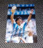 Foto Diego Maradona met handtekening (print) # Argentinie, Verzenden, Nieuw, Buitenlandse clubs, Overige typen