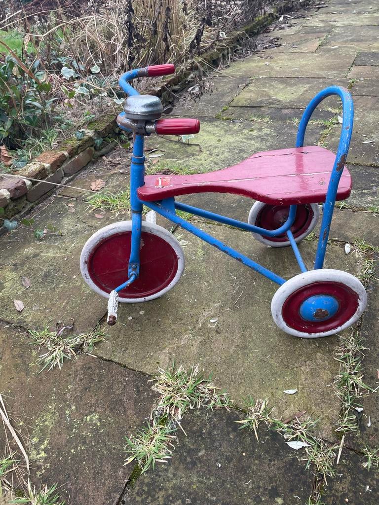 Vintage Schitterde Driewieler Jaren 50, Ophalen, Gebruikt, Overige typen