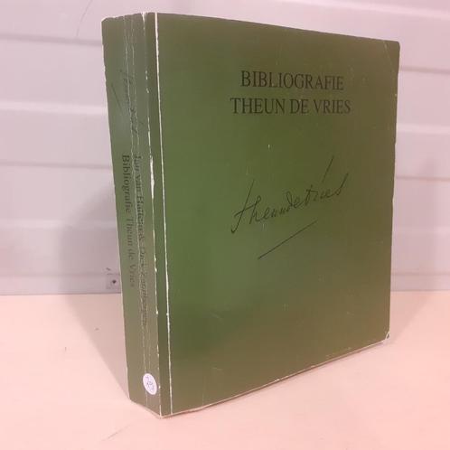 Nr. 291 van Hattem/Zandbergen/Bibliografie Theun de Vries Me, Boeken, Literatuur, Gelezen, Nederland, Ophalen of Verzenden