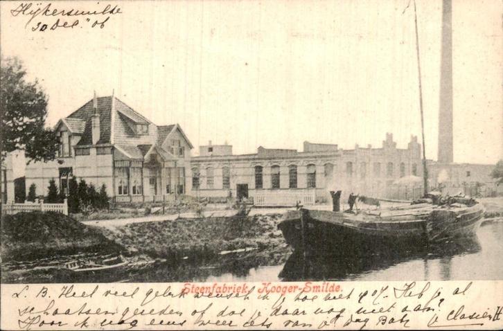 Hooger-Smilde - Steenfabriek, Verzamelen, Ansichtkaarten | Nederland, Gelopen, Utrecht, Voor 1920, Ophalen of Verzenden