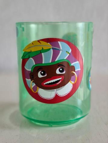 Plastic Glas Zwarte Piet beschikbaar voor biedingen