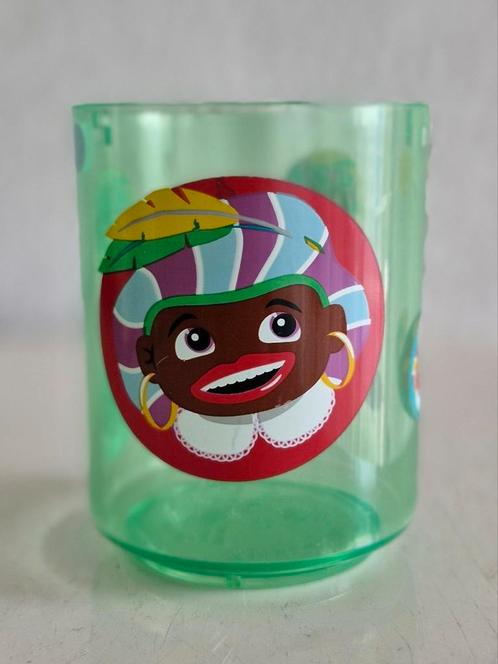 Plastic Glas Zwarte Piet, Diversen, Sinterklaas, Zo goed als nieuw, Ophalen of Verzenden