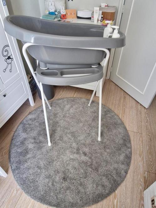 Bébé-Jou thermo badje met badstandaard, Kinderen en Baby's, Badjes en Verzorging, Zo goed als nieuw, Badje, Bébé-jou, Standaard