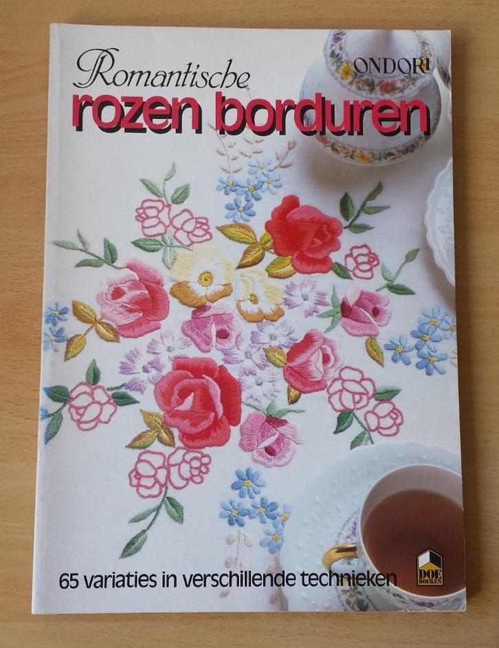Romantische Rozen Borduren - Ondori - 1981, Hobby en Vrije tijd, Borduren en Borduurmachines, Gebruikt, Patroon, Handborduren