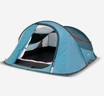 Quechua tent, 2 seconds, 3 persoons, blauw of groen, Caravans en Kamperen, Tenten, Ophalen of Verzenden, Zo goed als nieuw, Tot en met 3