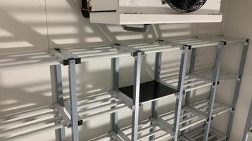 Haccp stelling Hoogte 160 cm x breedte 172 cm diepte 48 cm beschikbaar voor biedingen