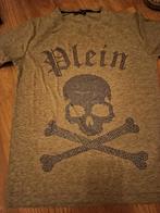 Philip Plein T-shirt M Grijs Strass Doodskop, Maat 48/50 (M), Ophalen of Verzenden, Zo goed als nieuw, Grijs