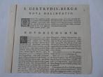 Gravure vesting plattegrond Geertruidenberg Brabant 1649, Verzenden