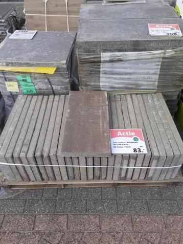 Beton Tuintegel Soft Comfort Violetto 30x60x4cm beschikbaar voor biedingen