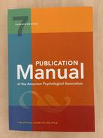 Publication manual of the American Psychological Association, Boeken, Studieboeken en Cursussen, Nieuw, Ophalen of Verzenden, WO