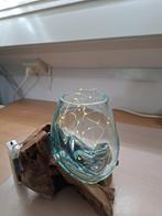 Mooi glas op wortelhout ., Ophalen