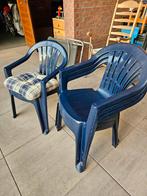 Kuipstoeltjes met bijpassend kussen 4x, Ophalen, Zo goed als nieuw