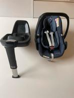 Maxi Cosi met Isofix - Spijkerstof, als nieuw!, Ophalen, Zijbescherming, Zo goed als nieuw, Isofix
