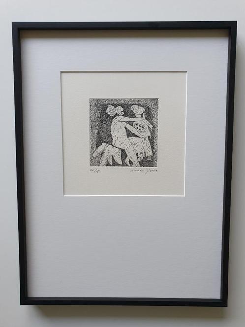 Bouke Ylstra - ets, Antiek en Kunst, Kunst | Etsen en Gravures, Ophalen of Verzenden