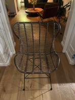 Rieten stoel, Huis en Inrichting, Stoelen, Ophalen, Bruin, Riet of Rotan, Zo goed als nieuw