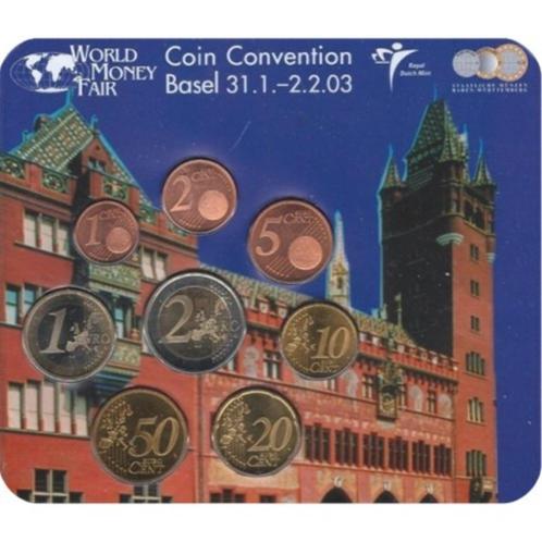 Coin Convention Basel 2003 - Schaars, Postzegels en Munten, Munten | Nederland, Setje, Euro's, Koningin Juliana, Ophalen of Verzenden