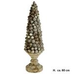 Kerstdecoratie Kerstboom Spar antiekgrijs H. 60, Diversen, Kerst, Verzenden, Nieuw