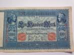 100 Mark 1910 Duitsland oud biljet, Postzegels en Munten, Bankbiljetten | Europa | Niet-Eurobiljetten, Ophalen of Verzenden, Duitsland