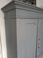 Grijze brocante kast, Huis en Inrichting, Ophalen, 100 tot 150 cm, 50 tot 100 cm, 25 tot 50 cm