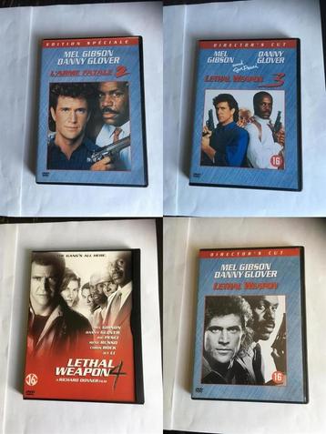 lethal weapon 1 2 3 4 dvd mel gibson collectie 1 t/m 4 beschikbaar voor biedingen