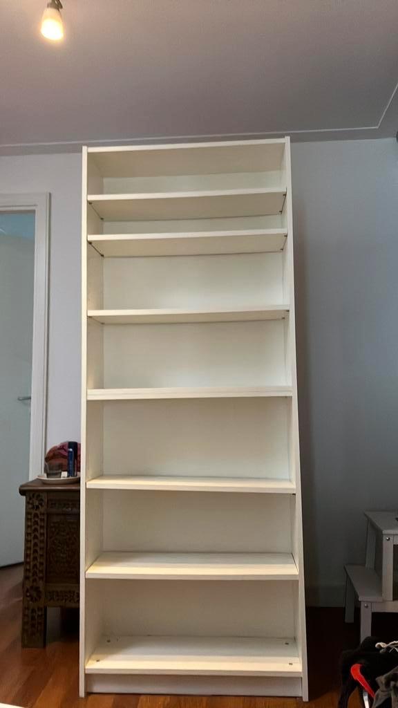 Billy boekenkast Ikea wit, Huis en Inrichting, Kasten | Boekenkasten, Gebruikt, 50 tot 100 cm, 200 cm of meer, 25 tot 50 cm, Ophalen